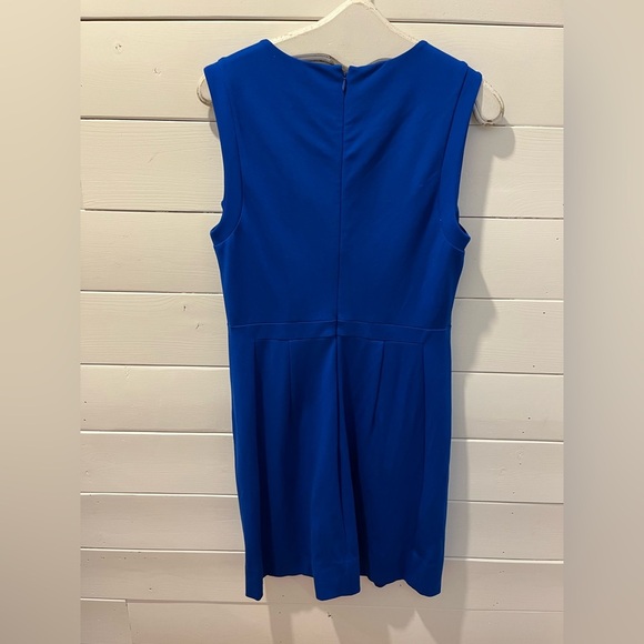 💙 Diane von Furstenberg Royal Blue Sleeveless Dress – Size 14 - Picture 11 of 13